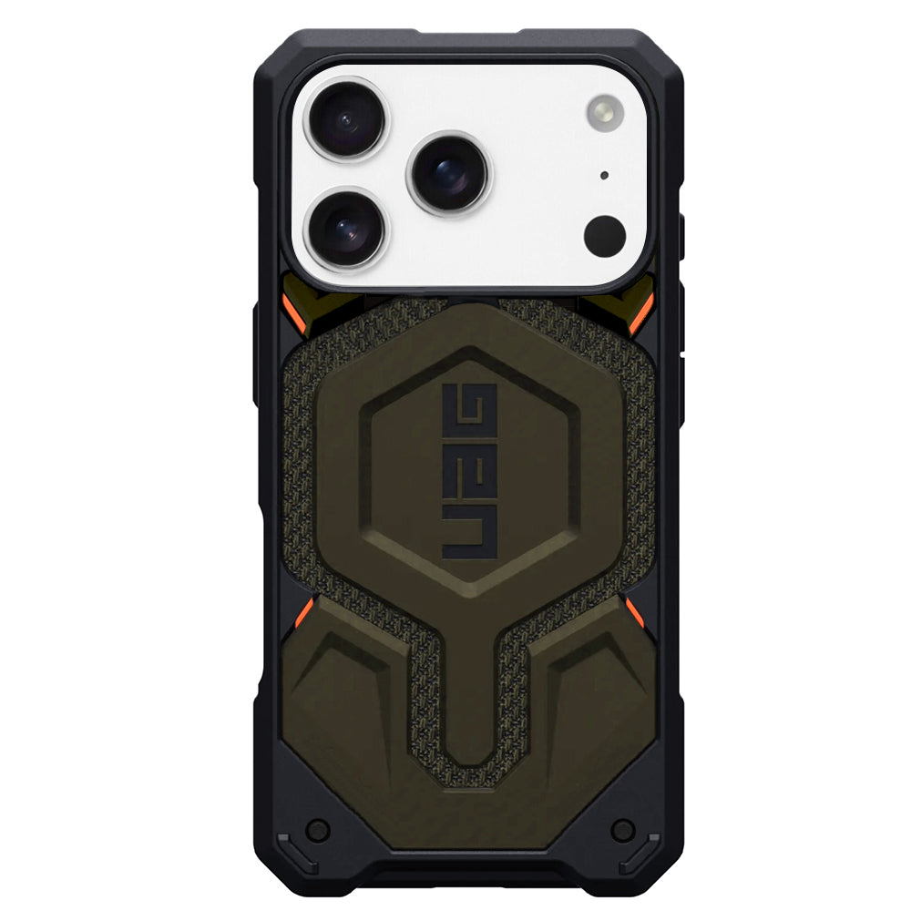 Custodia MagSafe per Apple iPhone 17 Pro Max, Urban Armor Gear, Monarch Pro Kevlar, Verde