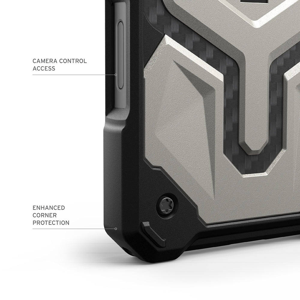 Custodia MagSafe per Apple iPhone 17 Pro Max, Urban Armor Gear, Monarch Pro Kevlar, Verde