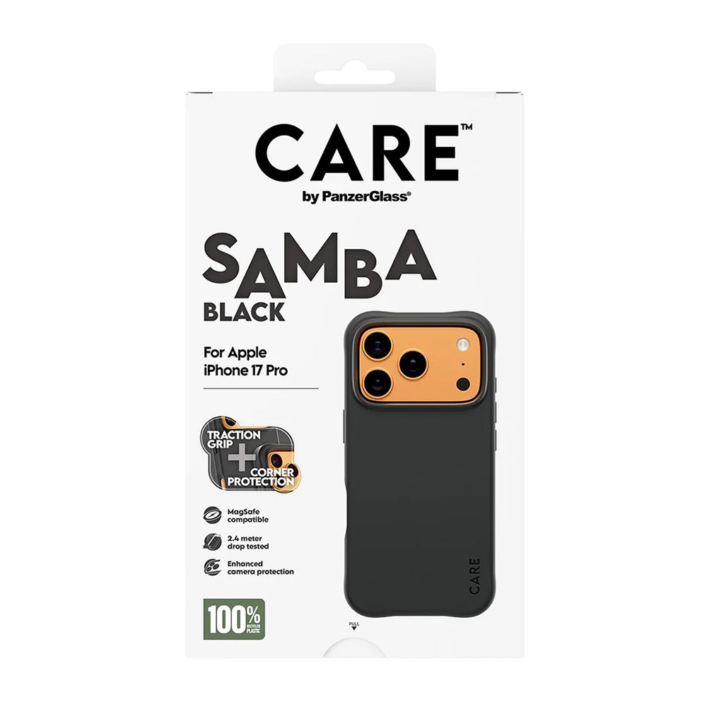 Custodia MagSafe per Apple iPhone 17 Pro, PanzerGlass, Fashionable Care, Nera