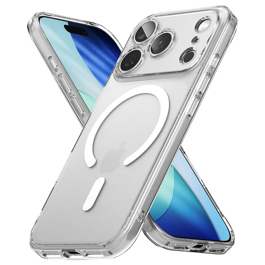 Custodia MagSafe per Apple iPhone 17 Pro, Ringke, Fusion, Trasparente Opaca