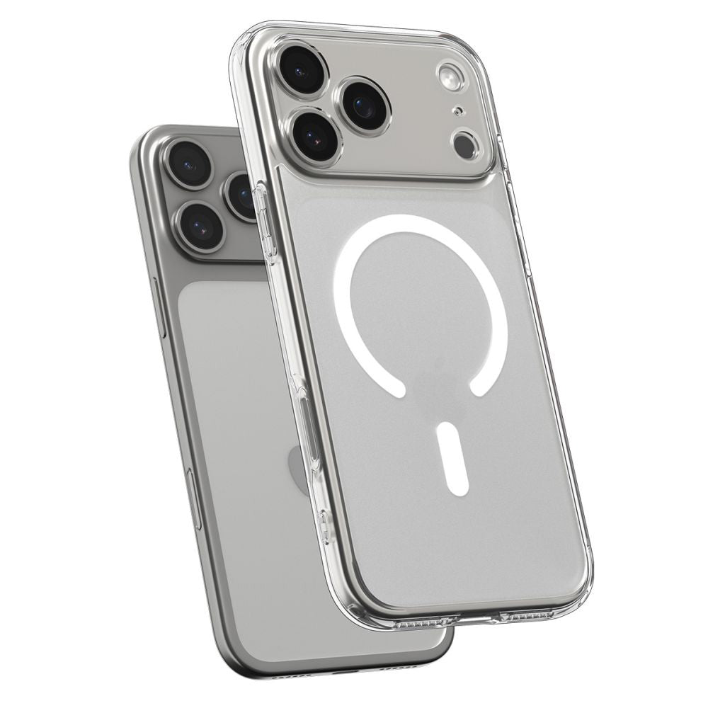 Custodia MagSafe per Apple iPhone 17 Pro, Spigen, Ultra Hybrid, Bianco Satinato ACS10350