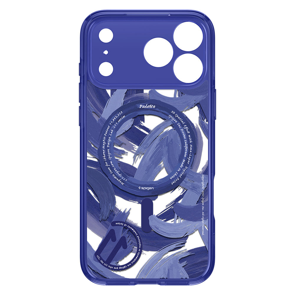 Custodia MagSafe per Apple iPhone 17 Pro, Spigen, Ultra Hybrid C11, Indigo ACS11392