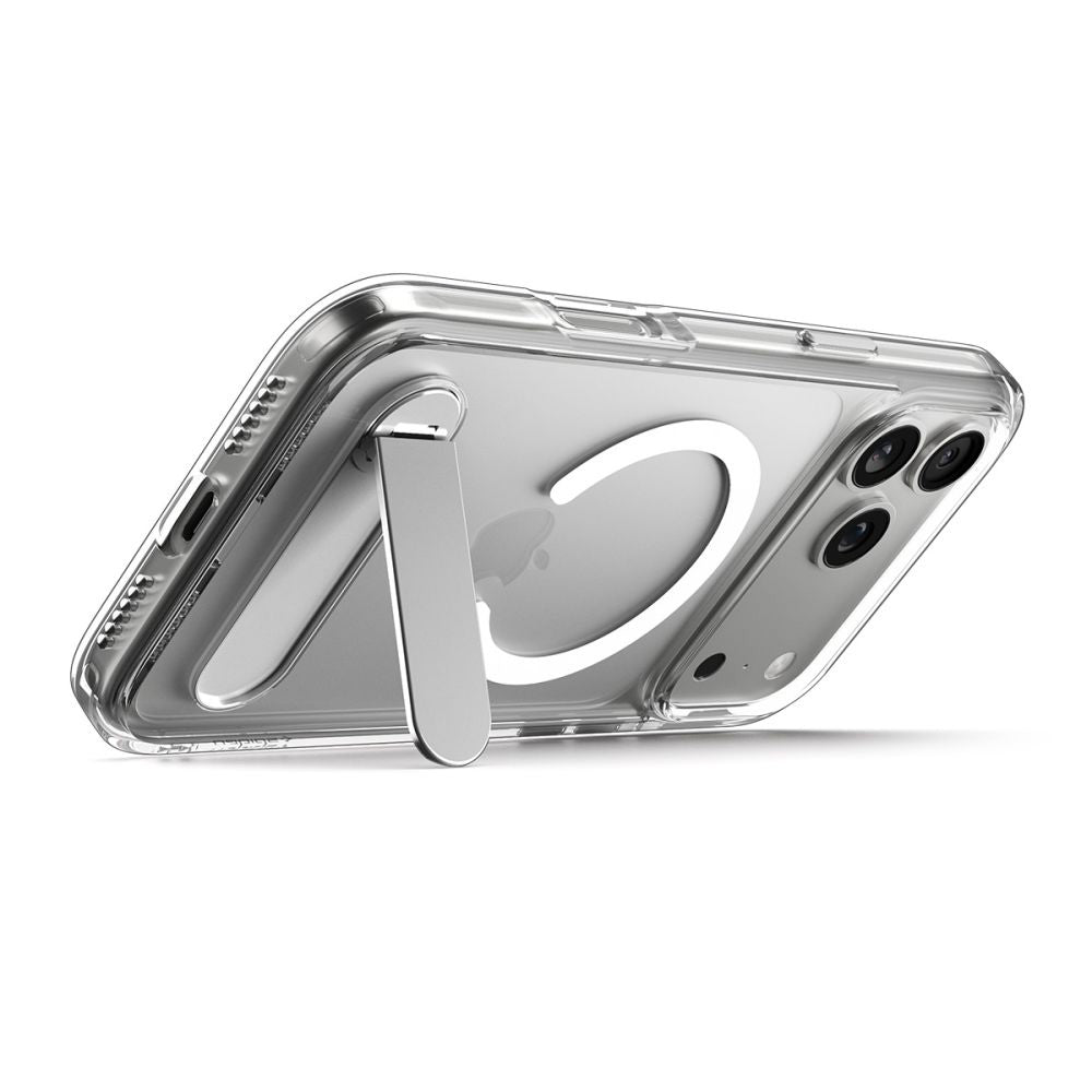 Custodia MagSafe per Apple iPhone 17 Pro, Spigen, Ultra Hybrid S, Trasparente ACS09946