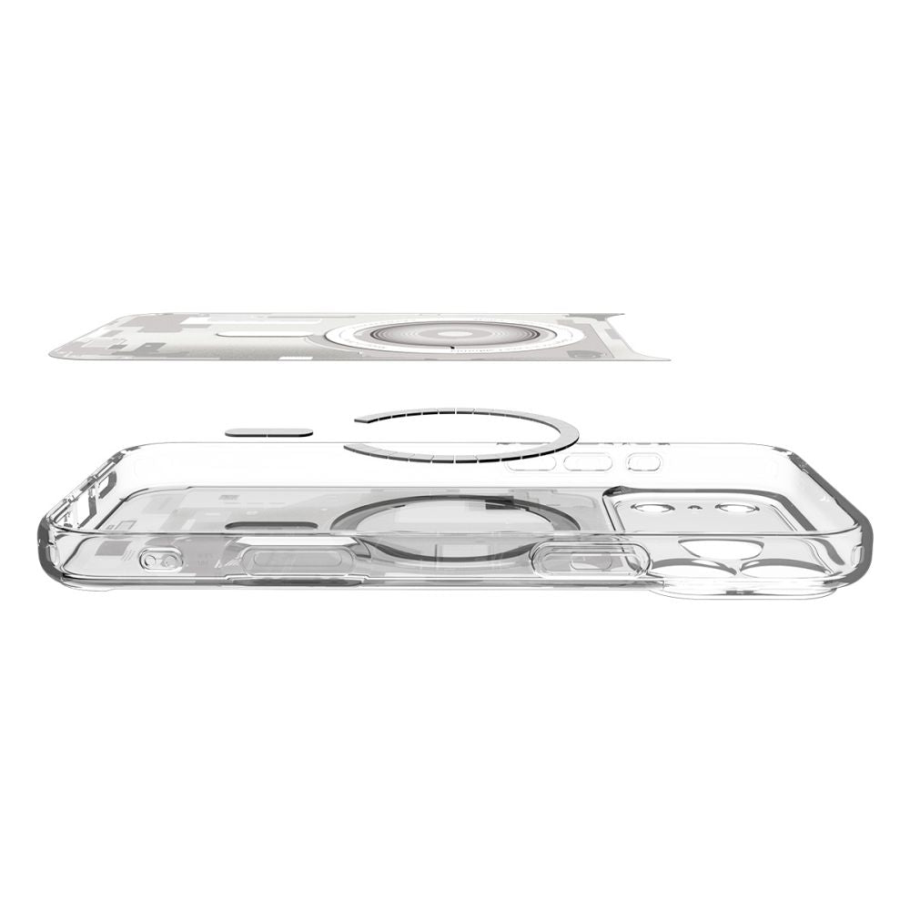 MagSafe Case for Apple iPhone 17 Pro, Spigen, Ultra Hybrid Zero One, White ACS10351