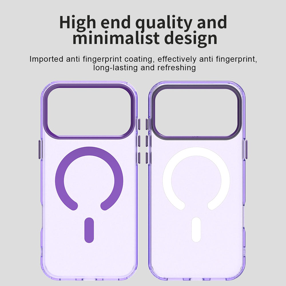 Custodia MagSafe per Apple iPhone 17 Pro, Techsuit, CandyCase, Viola