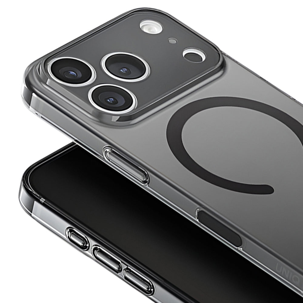 Custodia MagSafe per Apple iPhone 17 Pro, UNIQ, AirSuit MagClick, Nera