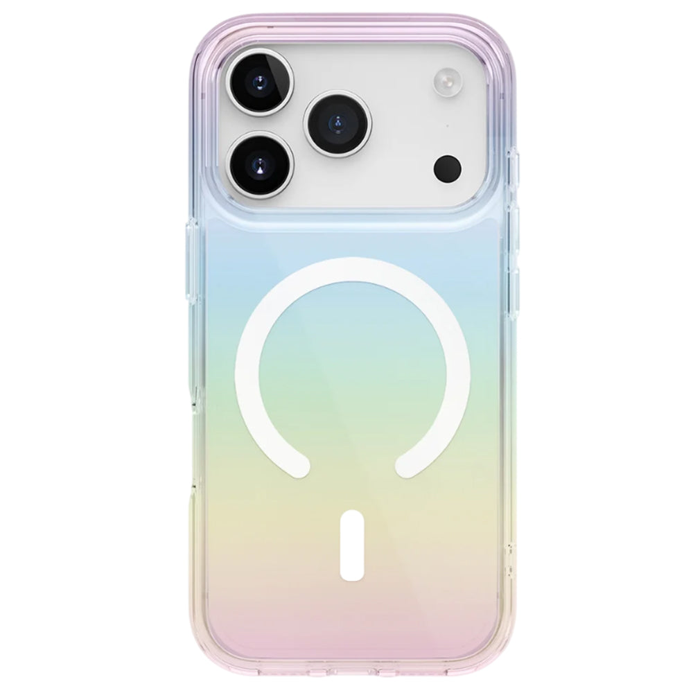 Custodia MagSafe per Apple iPhone 17 Pro, UNIQ, Iridescia MagClick, Multicolore