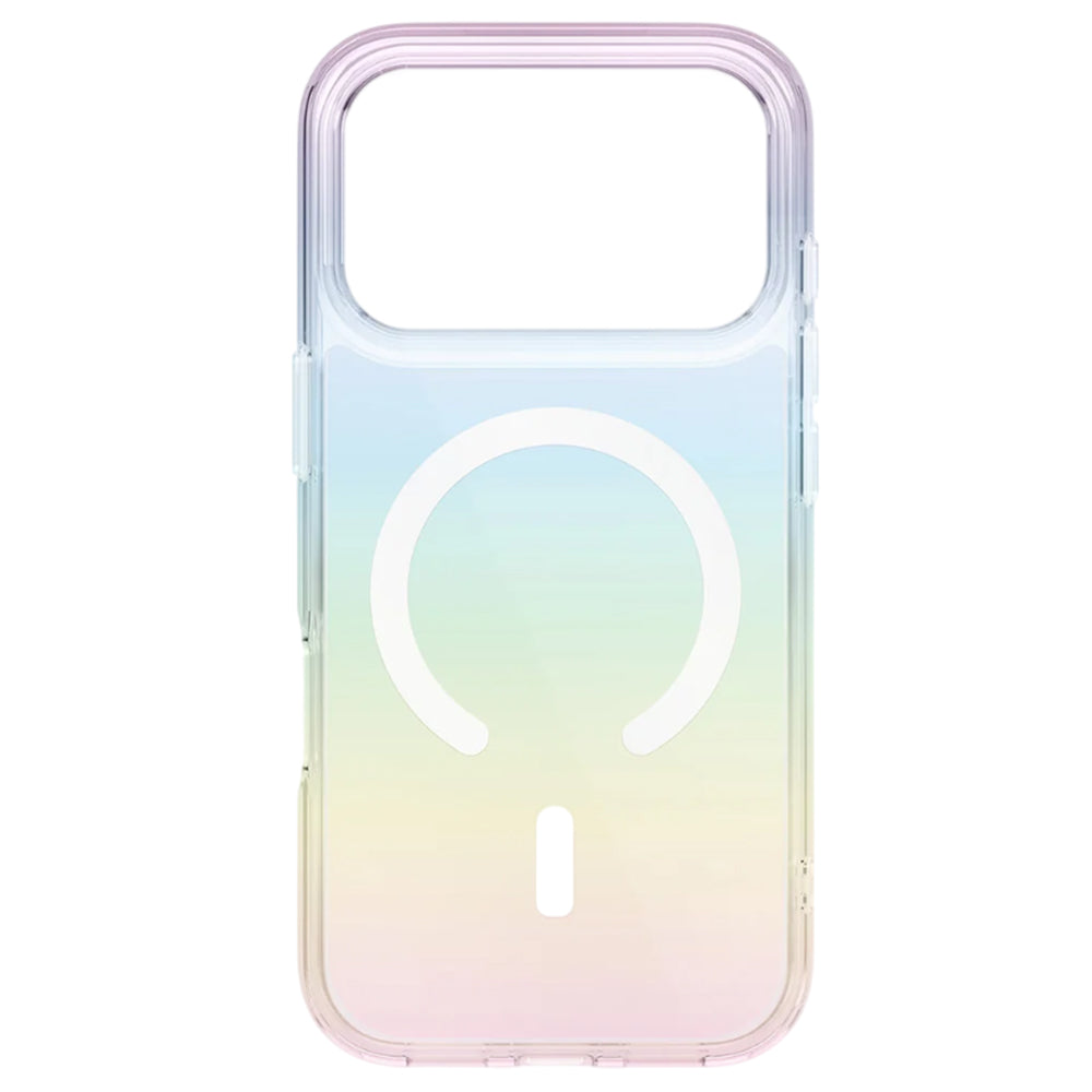 Custodia MagSafe per Apple iPhone 17 Pro, UNIQ, Iridescia MagClick, Multicolore