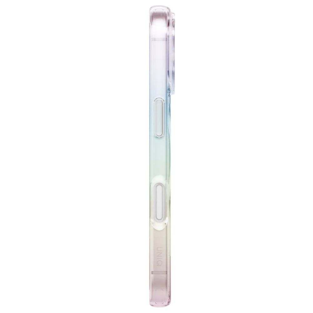 Custodia MagSafe per Apple iPhone 17 Pro, UNIQ, Iridescia MagClick, Multicolore
