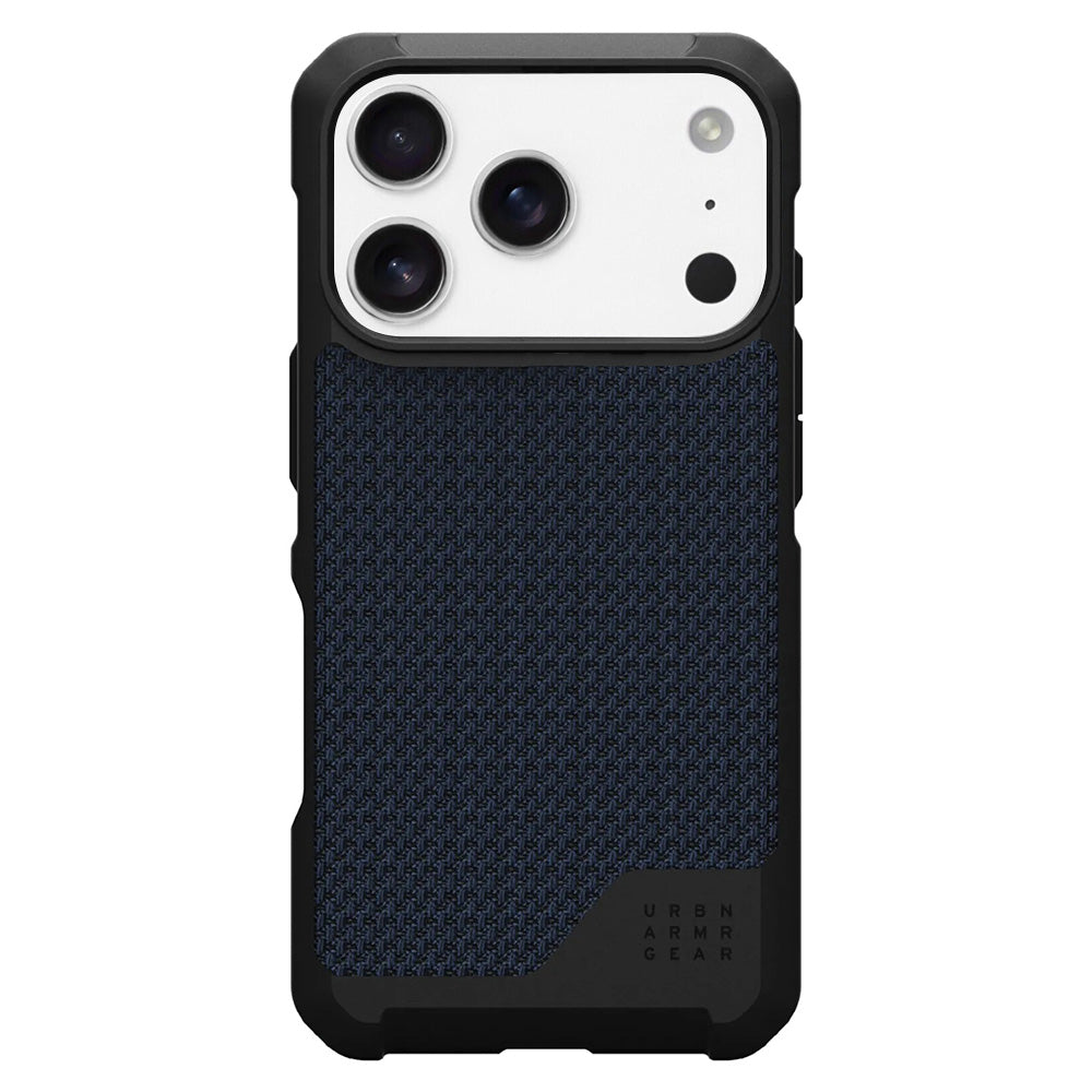 Custodia MagSafe per Apple iPhone 17 Pro, Urban Armor Gear, Metropolis LT Kevlar, Blu marino
