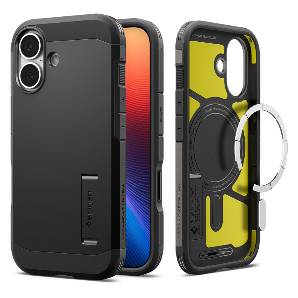 MagSafe Case for Apple iPhone 17, Spigen, Tough Armor T, Black ACS10391
