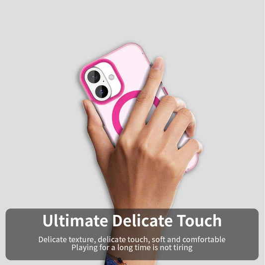 Custodia MagSafe per Apple iPhone 17, Techsuit, CandyCase, Rosa