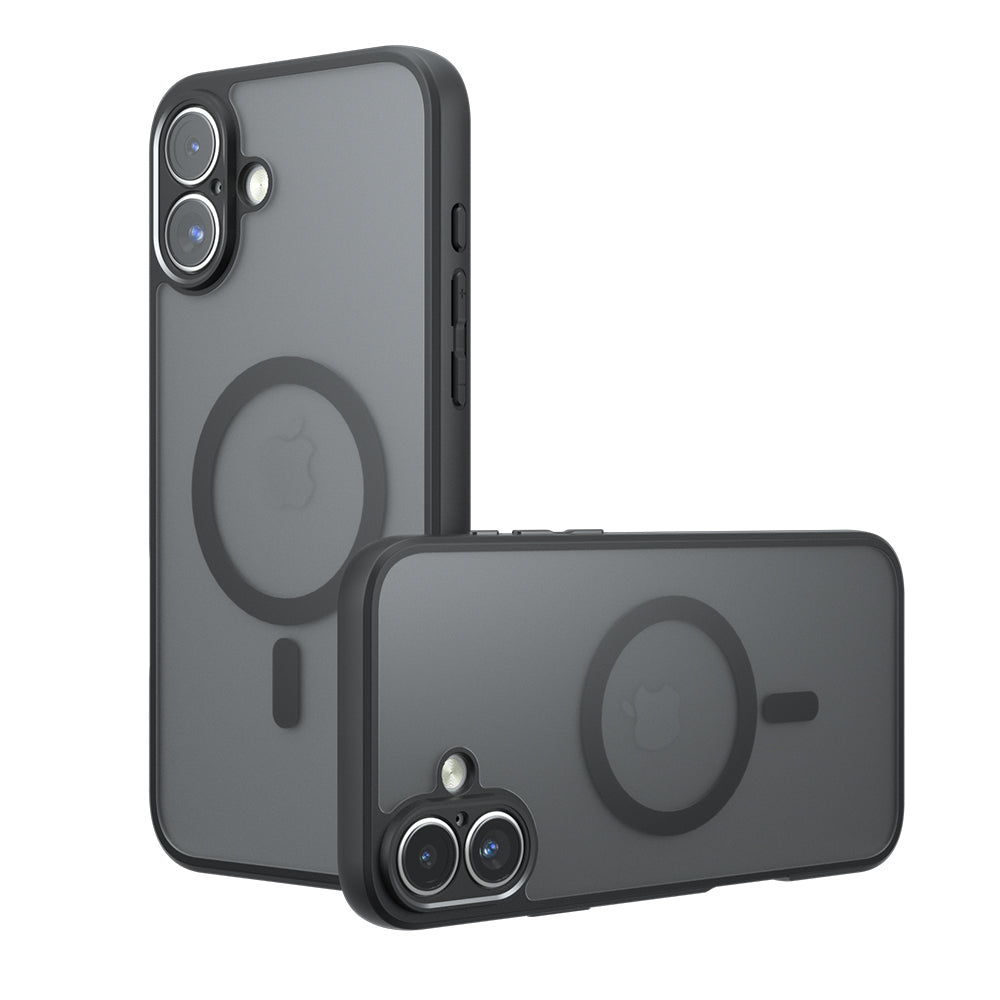 Custodia MagSafe per Apple iPhone 17, Techsuit, PureFrost, Nera