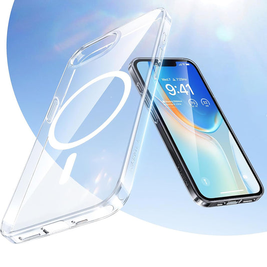 Custodia MagSafe per Apple iPhone 17, Torras, SlimFit, Trasparente