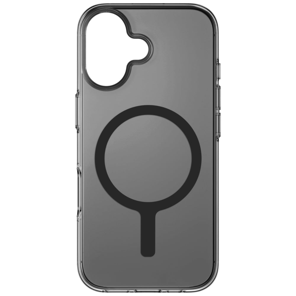 Custodia MagSafe per Apple iPhone 17, UNIQ, Clario MagClick, Fumo