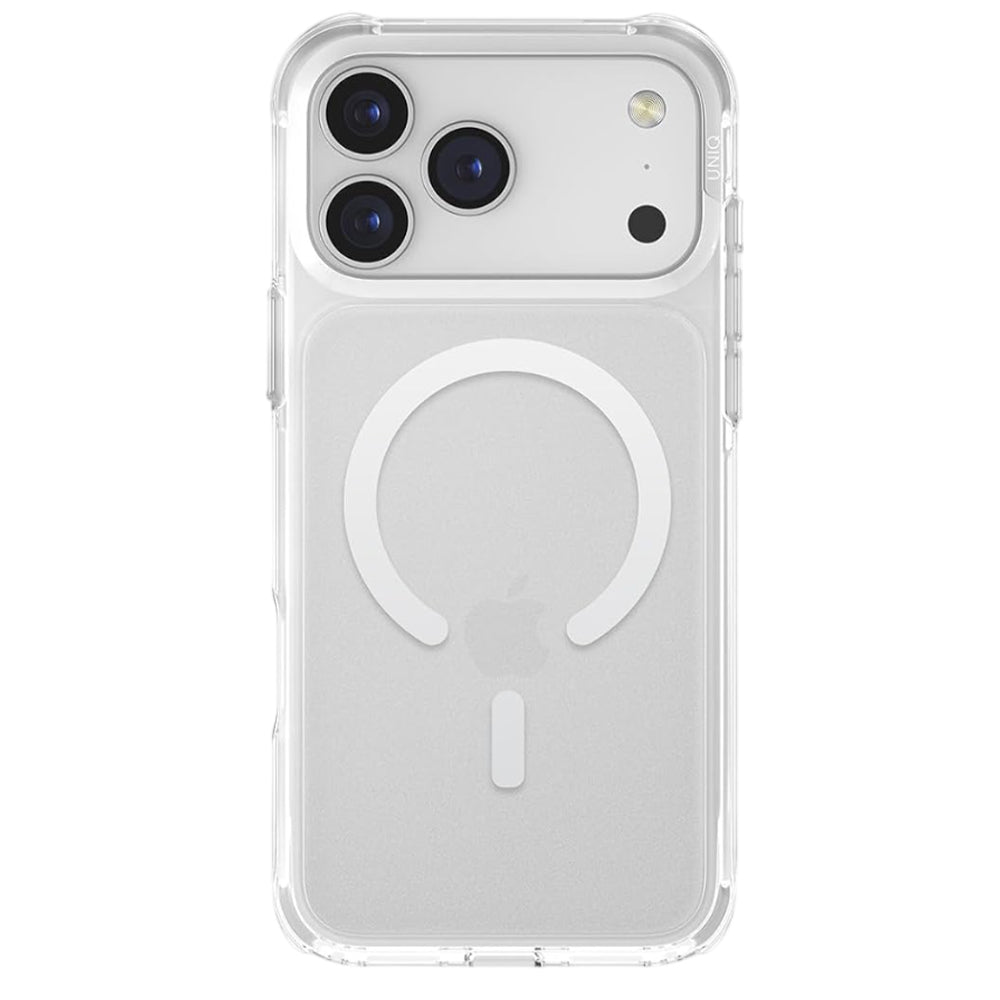 Custodia MagSafe per Apple iPhone 17, UNIQ, LifePro Xtreme MagClick, Trasparente