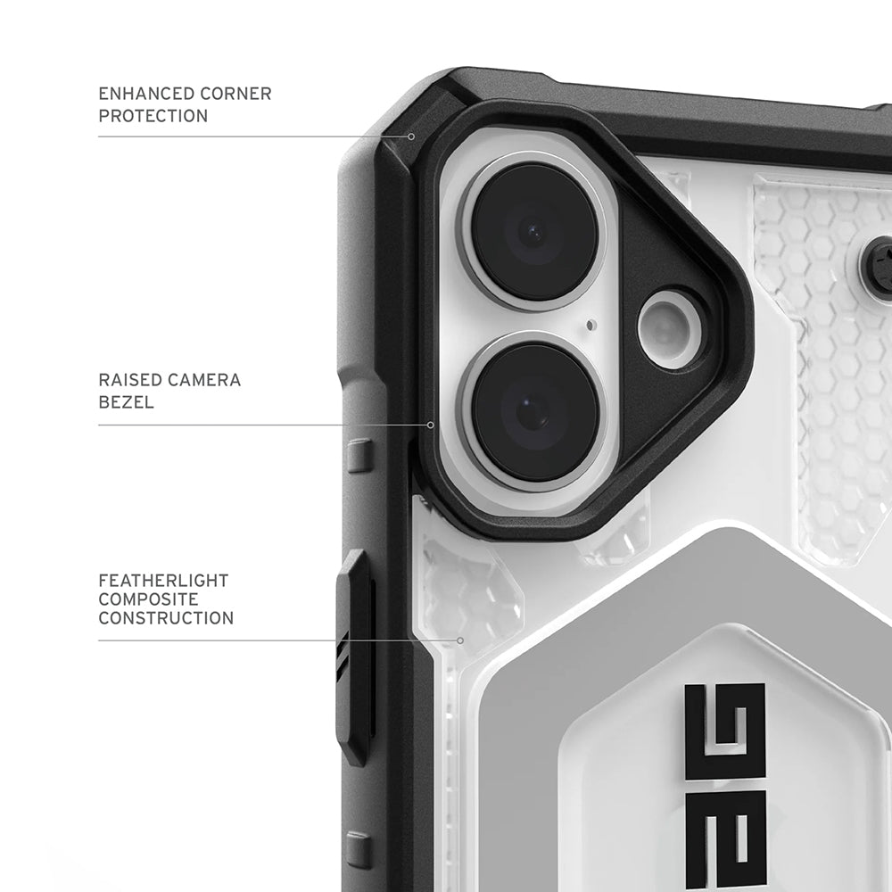 Custodia MagSafe per Apple iPhone 17, Urban Armor Gear, Pathfinder Clear, Trasparente