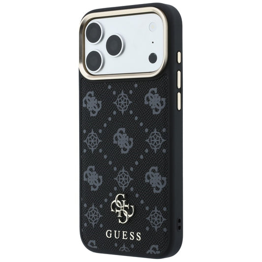 Custodia MagSafe per Apple iPhone 18 Pro / 17 Pro, Guess, Peony 4G Small Logo, Nera