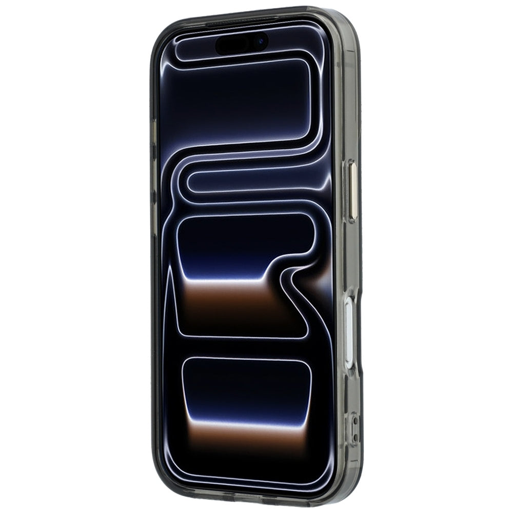 Custodia MagSafe per Apple iPhone 18 Pro / 17 Pro, Guess, Ring Stand Script Metal Logo, Nera