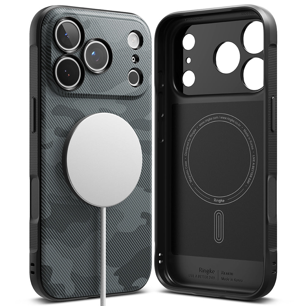 Custodia MagSafe per Apple iPhone 18 Pro / 17 Pro, Ringke, Onyx, Camouflage