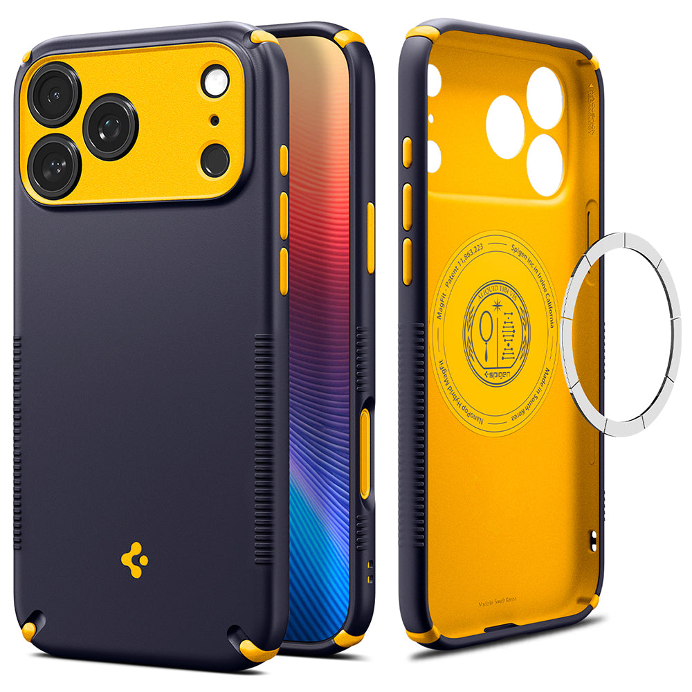 Custodia MagSafe per Apple iPhone 18 Pro / 17 Pro, Spigen, Caseology Nano Pop Hybrid, Viola ACS12175