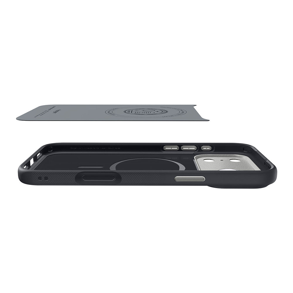 Custodia MagSafe per Apple iPhone 18 Pro / 17 Pro, Spigen, Caseology Nano Pop, Nera ACS12177