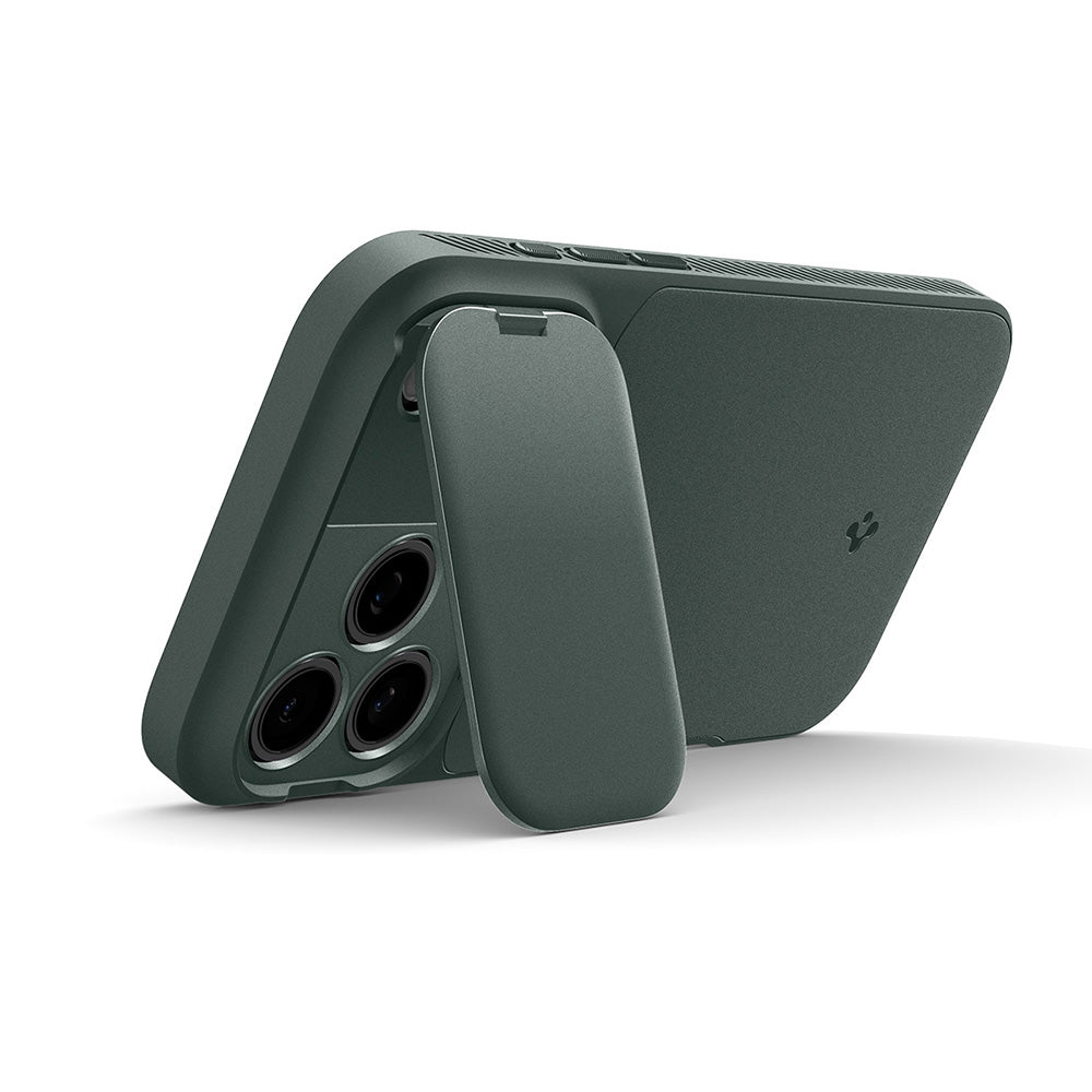 Custodia MagSafe per Apple iPhone 18 Pro / 17 Pro, Spigen, Optik Armor, Verde ACS09954
