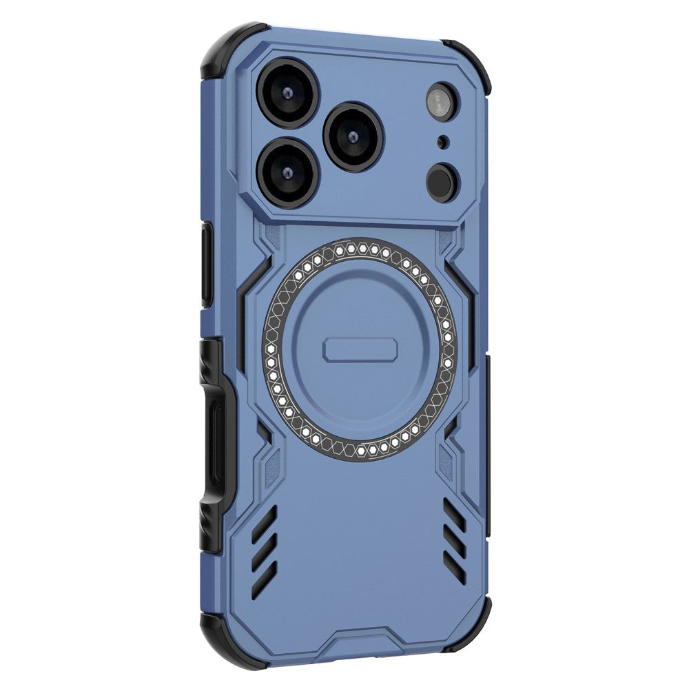 Custodia MagSafe per Apple iPhone 18 Pro / 17 Pro, Techsuit, ArmorMag, Blu