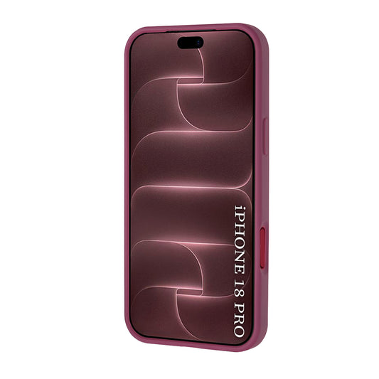 Custodia MagSafe per Apple iPhone 18 Pro / 17 Pro, Techsuit, Pro, Rosso Scuro