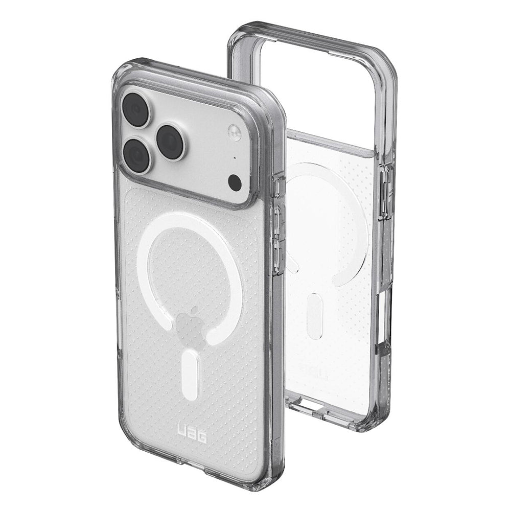 Custodia MagSafe per Apple iPhone 18 Pro / 17 Pro, Urban Armor Gear, Dot, Argento