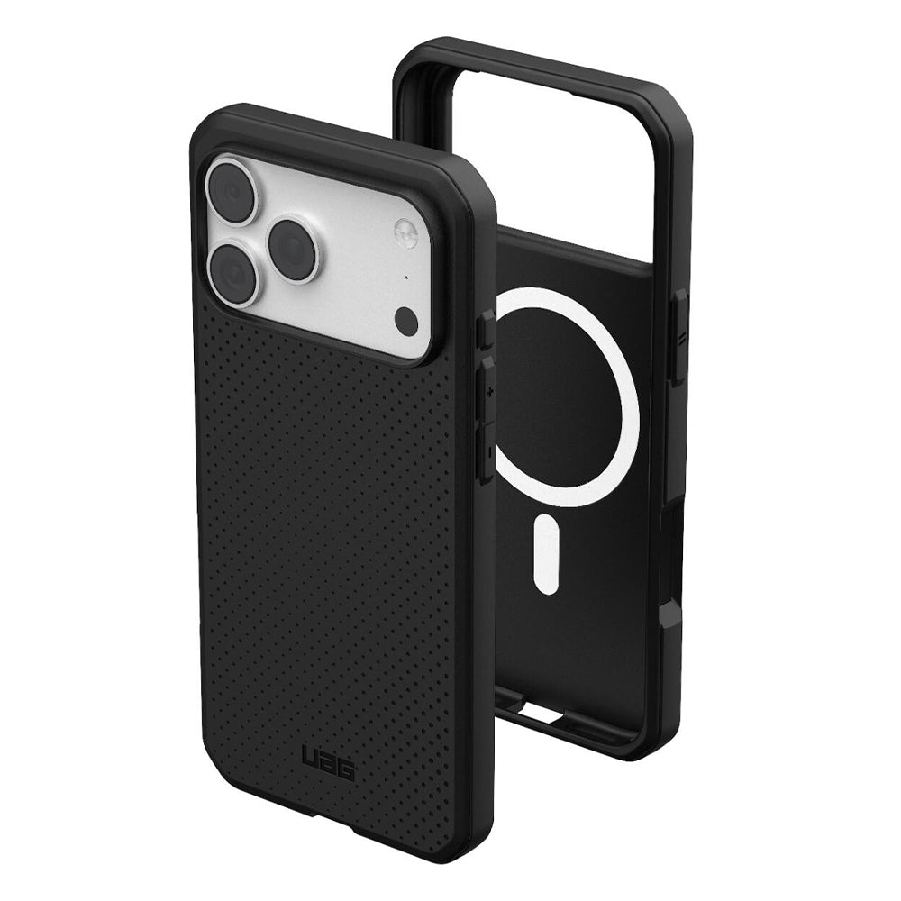 Custodia MagSafe per Apple iPhone 18 Pro / 17 Pro, Urban Armor Gear, Dot, Nera