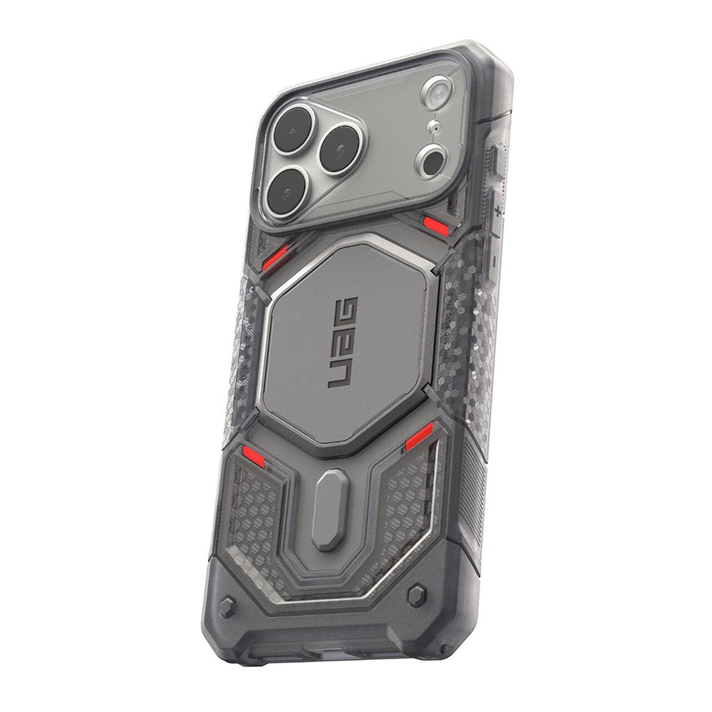 Custodia MagSafe per Apple iPhone 18 Pro / 17 Pro, Urban Armor Gear, Monarch Pro, Grigio Chiaro