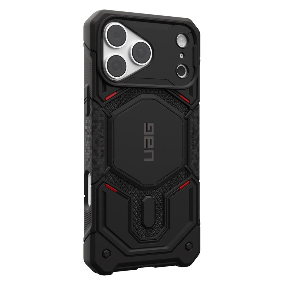 Custodia MagSafe per Apple iPhone 18 Pro / 17 Pro, Urban Armor Gear, Monarch Pro Kevlar, Nera