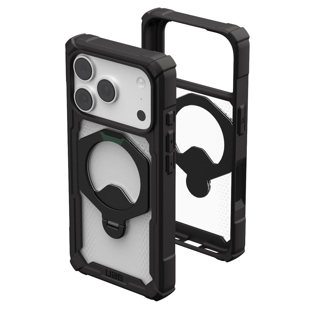 Custodia MagSafe per Apple iPhone 18 Pro / 17 Pro, Urban Armor Gear, Plasma XTE, Nero Trasparente