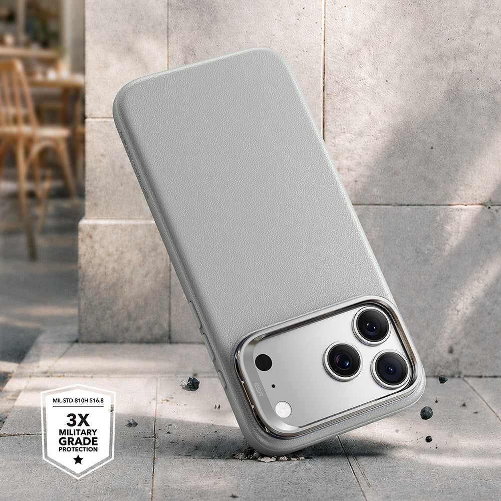 Custodia MagSafe per Apple iPhone 18 Pro Max / 17 Pro Max, ESR, Atelier con Supporto, Grigio