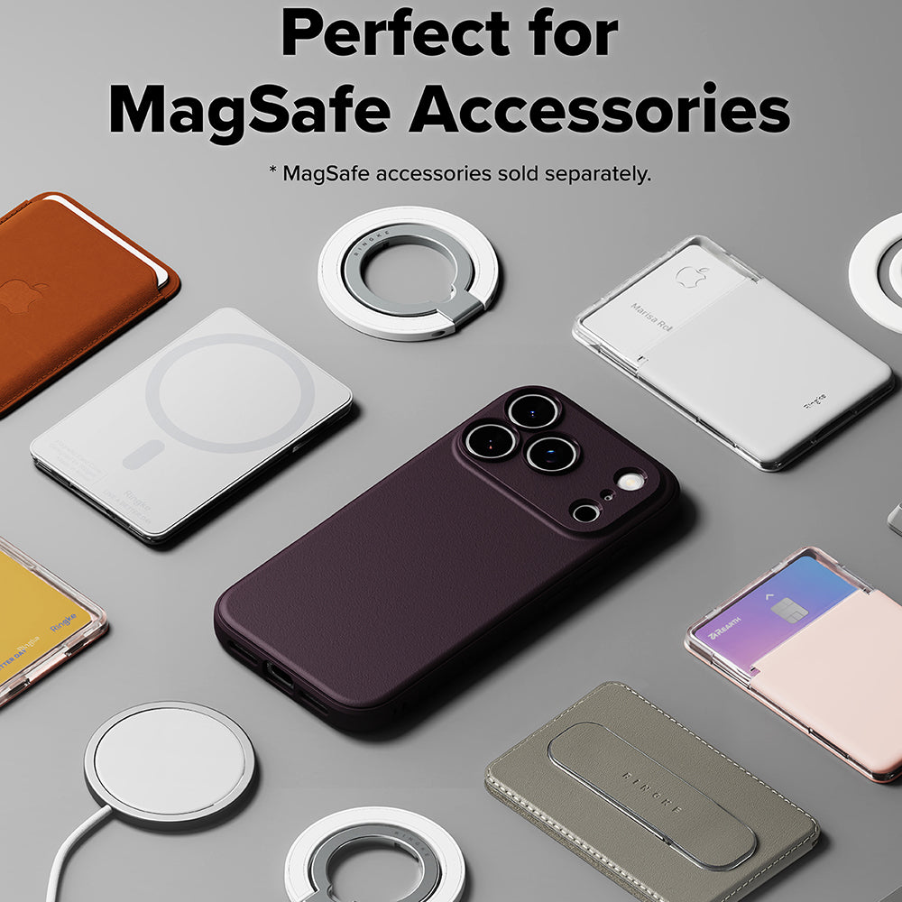 MagSafe Case for Apple iPhone 18 Pro Max / 17 Pro Max, Ringke, Onyx, Dark Burgundy
