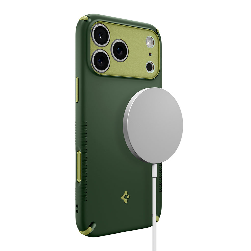 Custodia MagSafe per Apple iPhone 18 Pro Max / 17 Pro Max, Spigen, Caseology Nano Pop Hybrid, Verde ACS12139