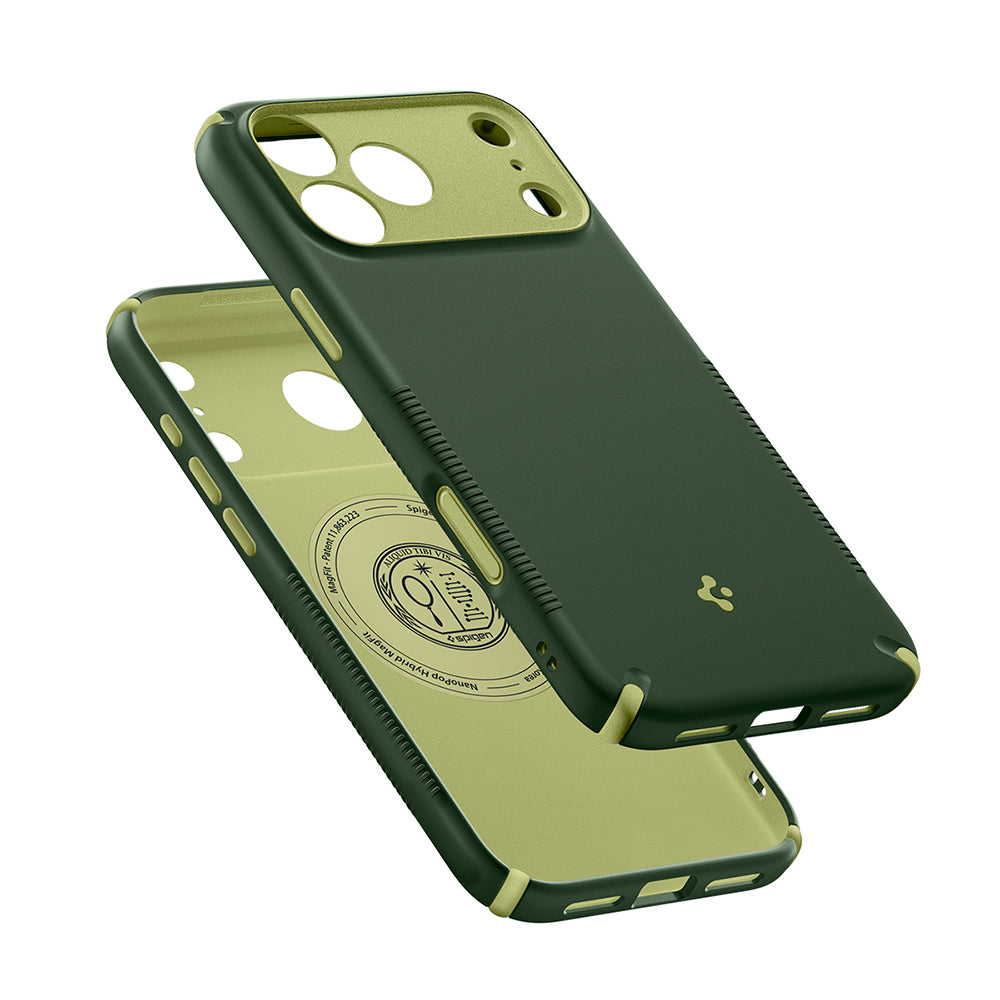 Custodia MagSafe per Apple iPhone 18 Pro Max / 17 Pro Max, Spigen, Caseology Nano Pop Hybrid, Verde ACS12139