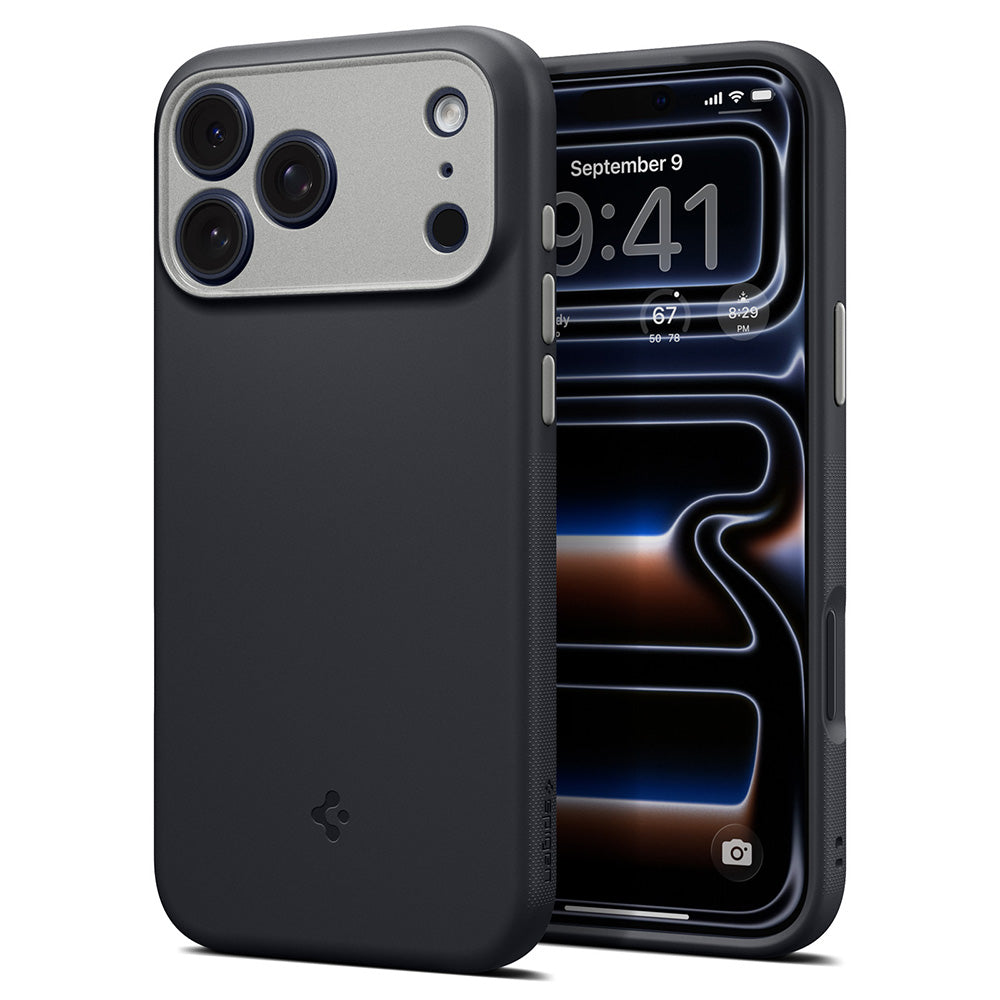 Custodia MagSafe per Apple iPhone 18 Pro Max / 17 Pro Max, Spigen, Caseology Nano Pop, Nera ACS12142