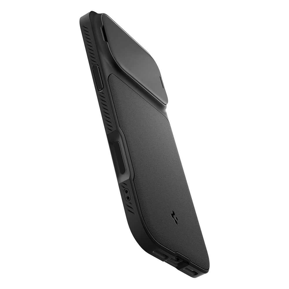 Custodia MagSafe per Apple iPhone 18 Pro Max / 17 Pro Max, Spigen, Optik Armor, Nera ACS09900