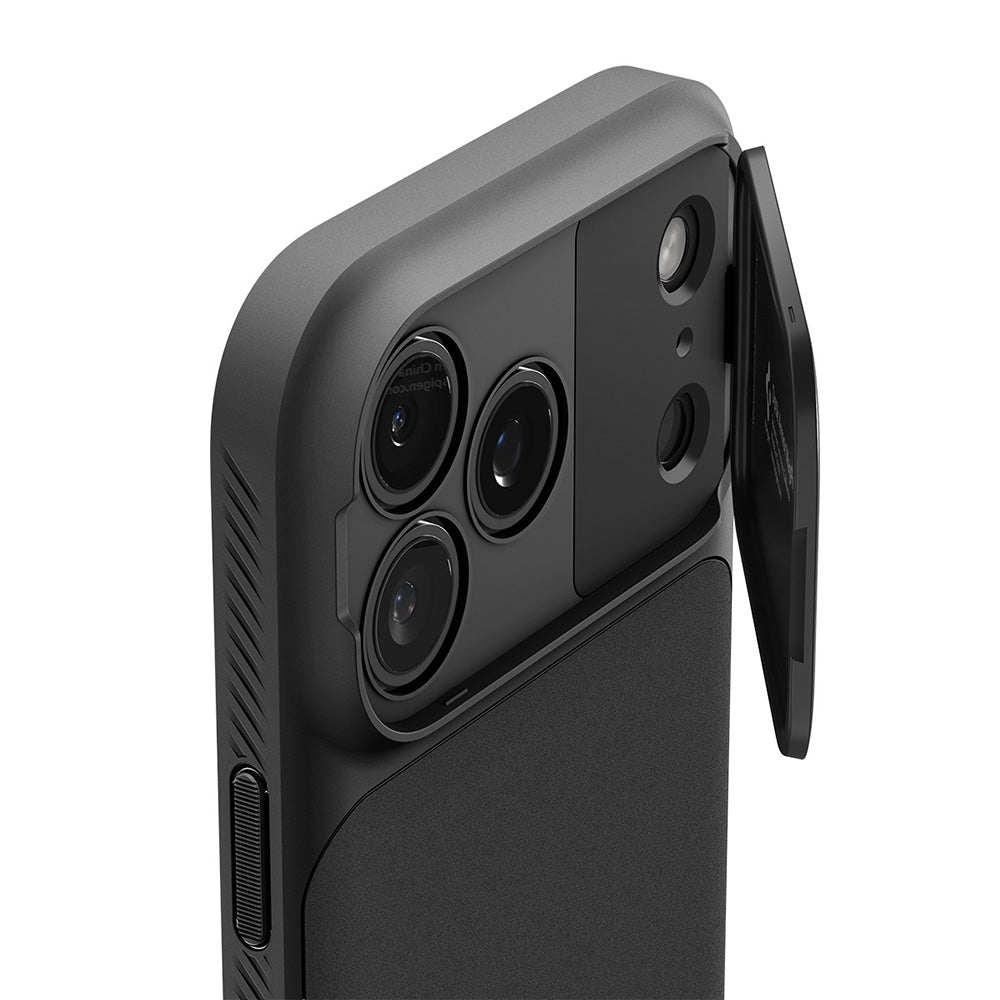 Custodia MagSafe per Apple iPhone 18 Pro Max / 17 Pro Max, Spigen, Optik Armor, Nera ACS09900