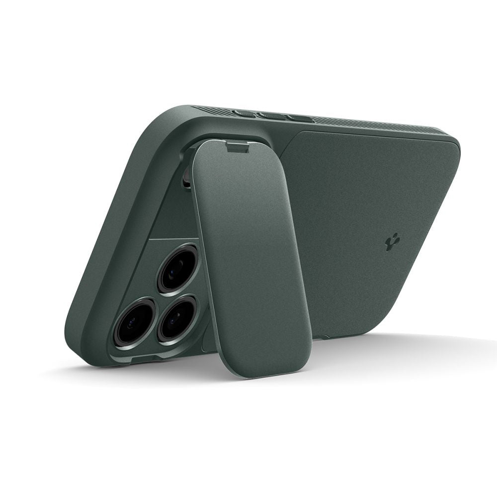 Custodia MagSafe per Apple iPhone 18 Pro Max / 17 Pro Max, Spigen, Optik Armor, Verde ACS09901