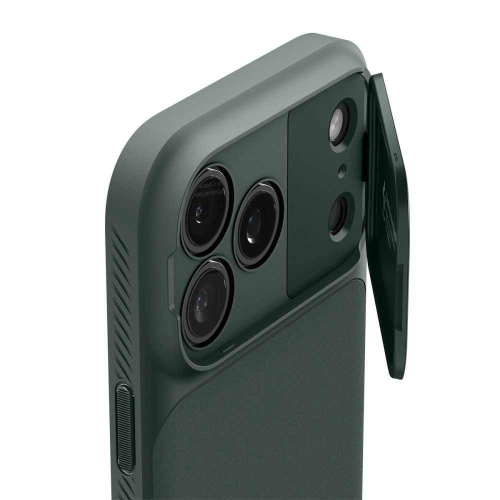 Custodia MagSafe per Apple iPhone 18 Pro Max / 17 Pro Max, Spigen, Optik Armor, Verde ACS09901