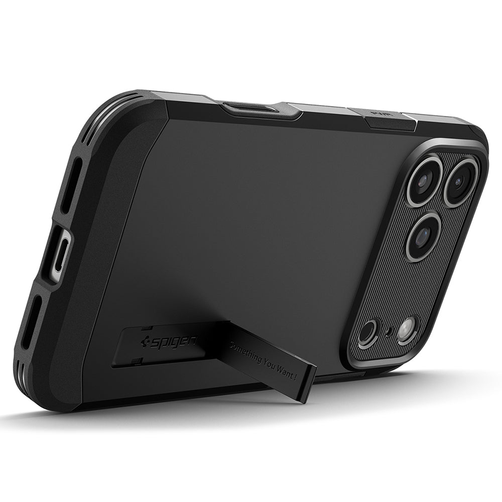 Custodia MagSafe per Apple iPhone 18 Pro Max / 17 Pro Max, Spigen, Tough Armor T, Nera ACS12136