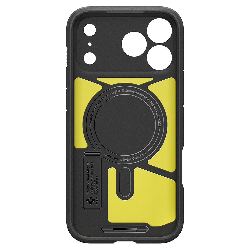 Custodia MagSafe per Apple iPhone 18 Pro Max / 17 Pro Max, Spigen, Tough Armor T, Nera ACS12136
