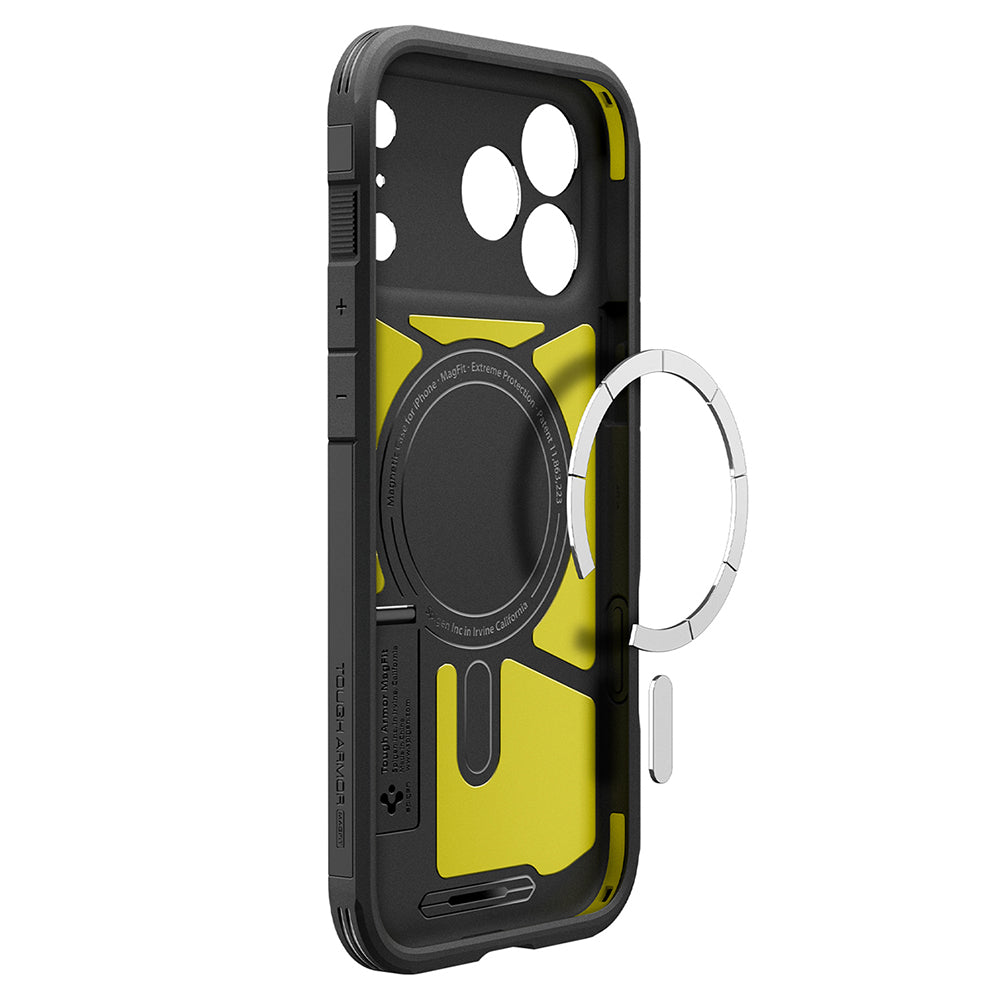 Custodia MagSafe per Apple iPhone 18 Pro Max / 17 Pro Max, Spigen, Tough Armor T, Nera ACS12136