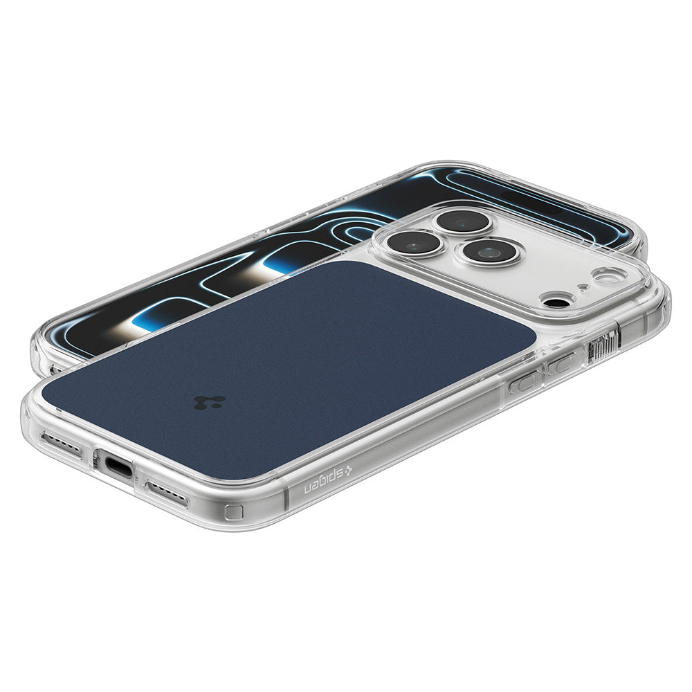 Custodia MagSafe per Apple iPhone 18 Pro Max / 17 Pro Max, Spigen, Ultra Hybrid T, Blu Opaco ACS12135