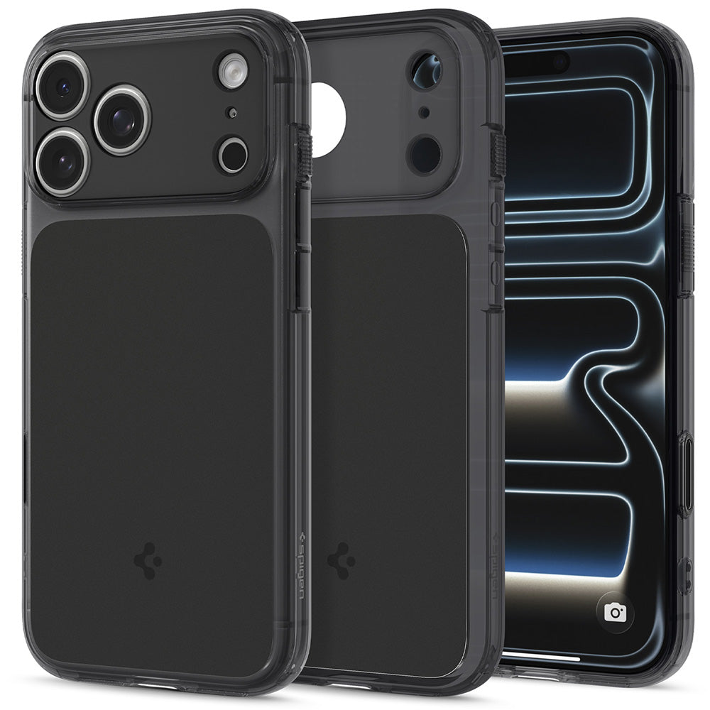 Custodia MagSafe per Apple iPhone 18 Pro Max / 17 Pro Max, Spigen, Ultra Hybrid T, Nero Opaco ACS12134