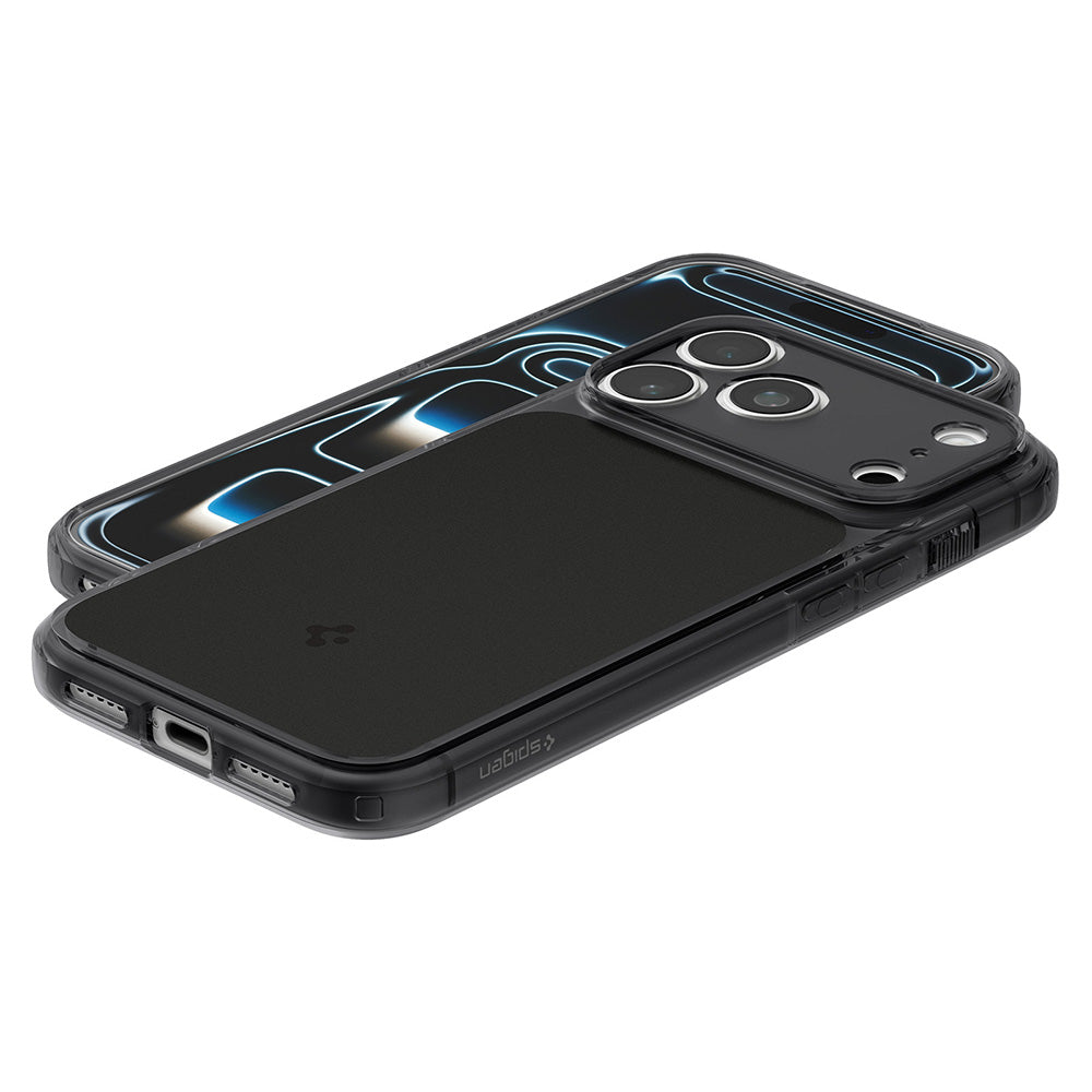 Custodia MagSafe per Apple iPhone 18 Pro Max / 17 Pro Max, Spigen, Ultra Hybrid T, Nero Opaco ACS12134