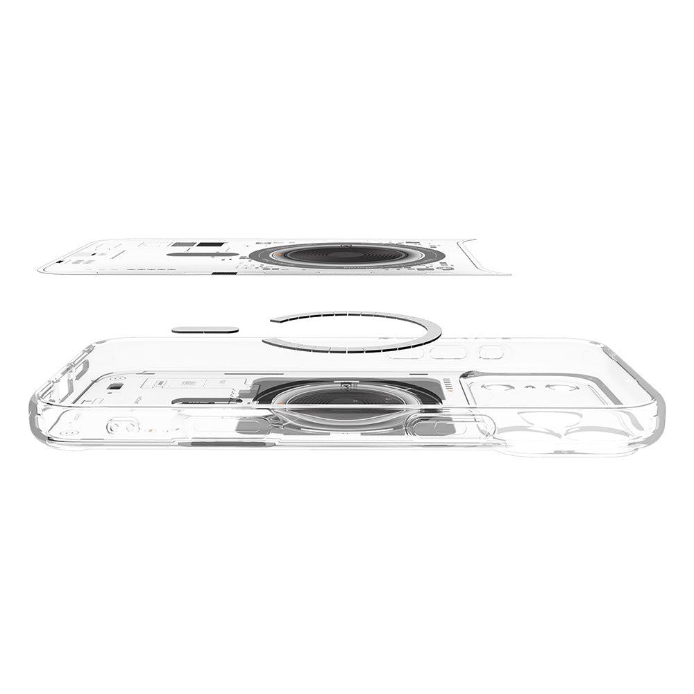 Custodia MagSafe per Apple iPhone 18 Pro Max / 17 Pro Max, Spigen, Ultra Hybrid Neo One, Trasparente ACS12129